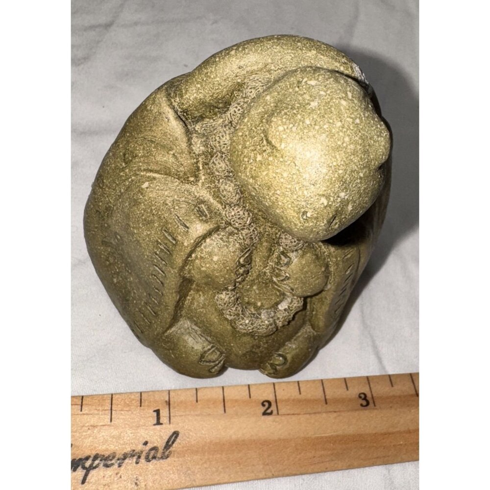 Designer stone Inc Turtle Figurine Stone Statue Home Decor 4" Rustic Finish - Picture 6 of 9